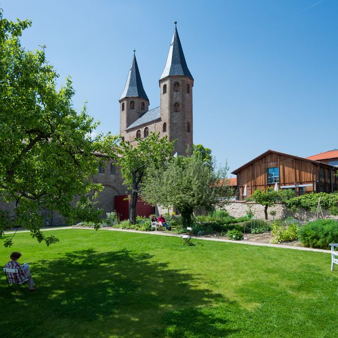 Kloster Drübeck Gartenansicht 