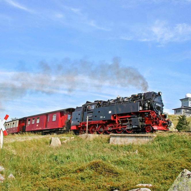 Die Brockenbahn am Brocken