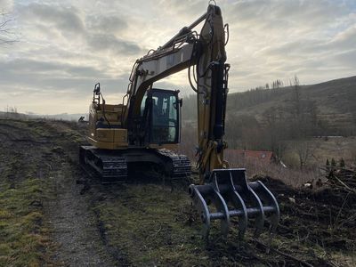 Baggerarbeiten an der Fläche Königshütte