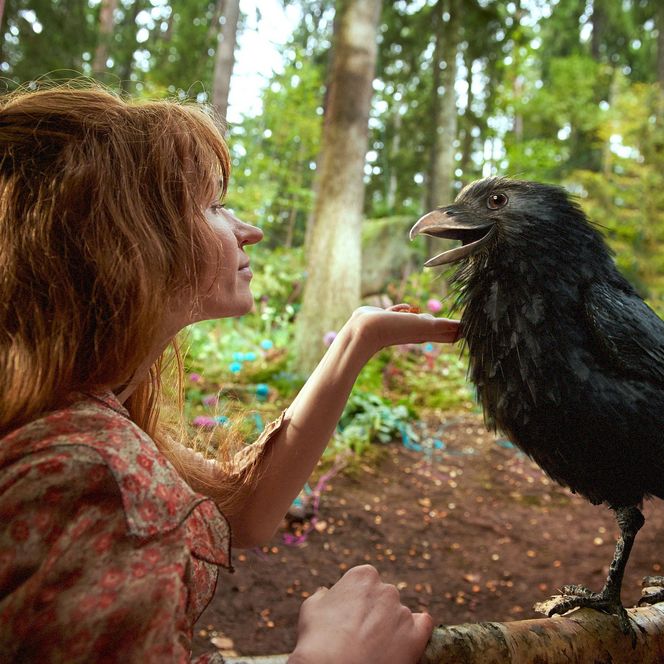 Die kleine Hexe mit Rabe Abraxas