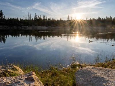 Sonnenaufgang am Oderteich