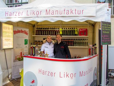 Harzer Likör Manufaktur Gernrode - Am Stand auf der Choco l'ART in Wernigerode