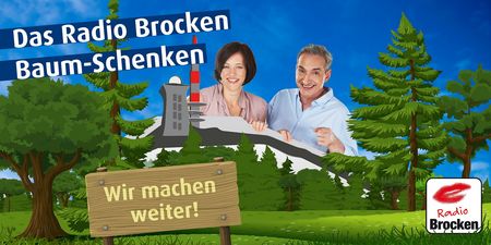 Radio Brocken Baum-Schenken Aktion