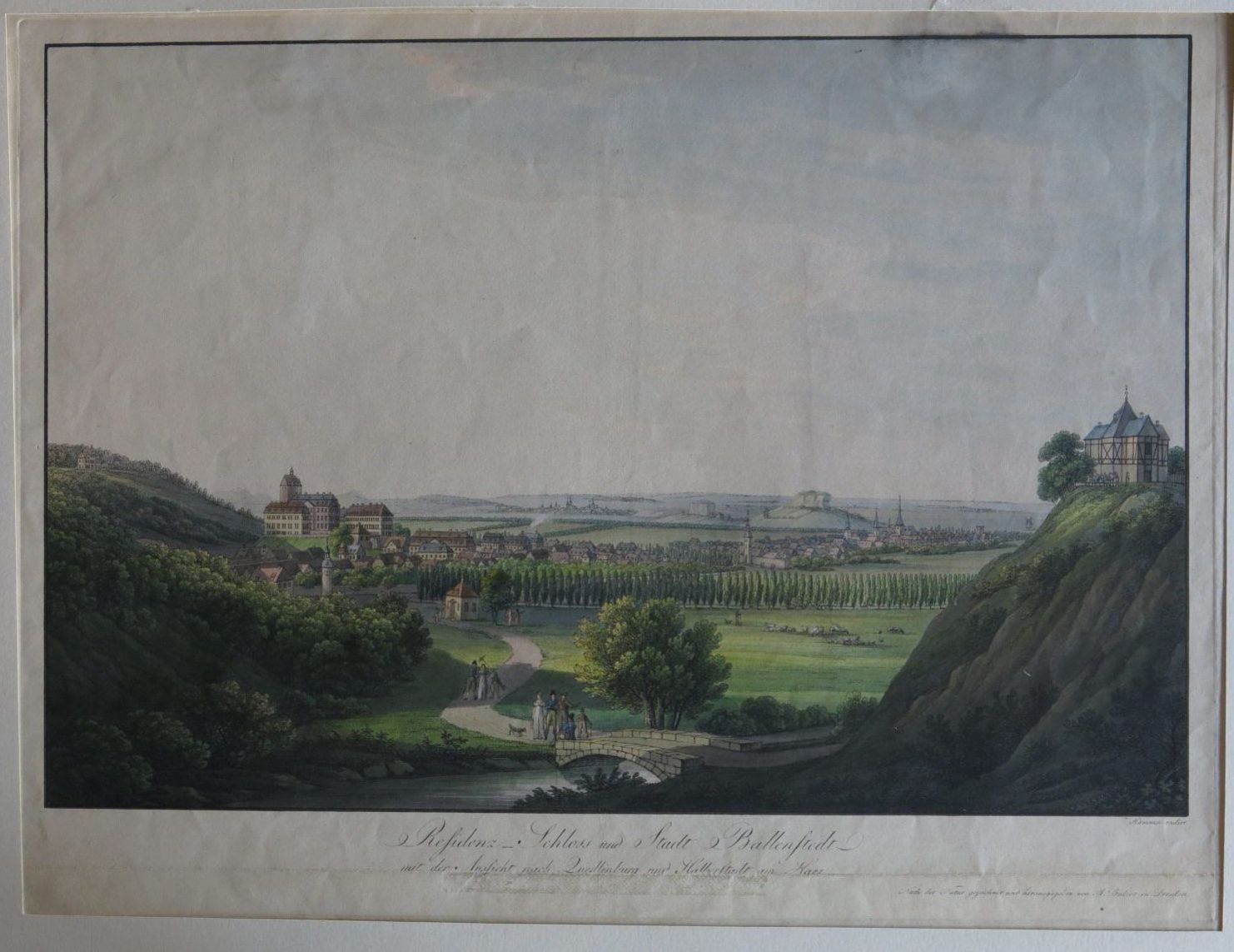 Blick auf Ballenstedt von Balzer