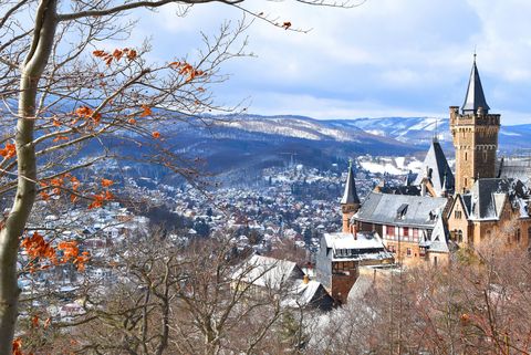 Schloß Wernigerode im Winter