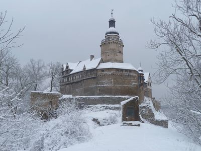 Burg Falkenstein im Winter