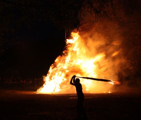 Osterfeuer in Bad Grund