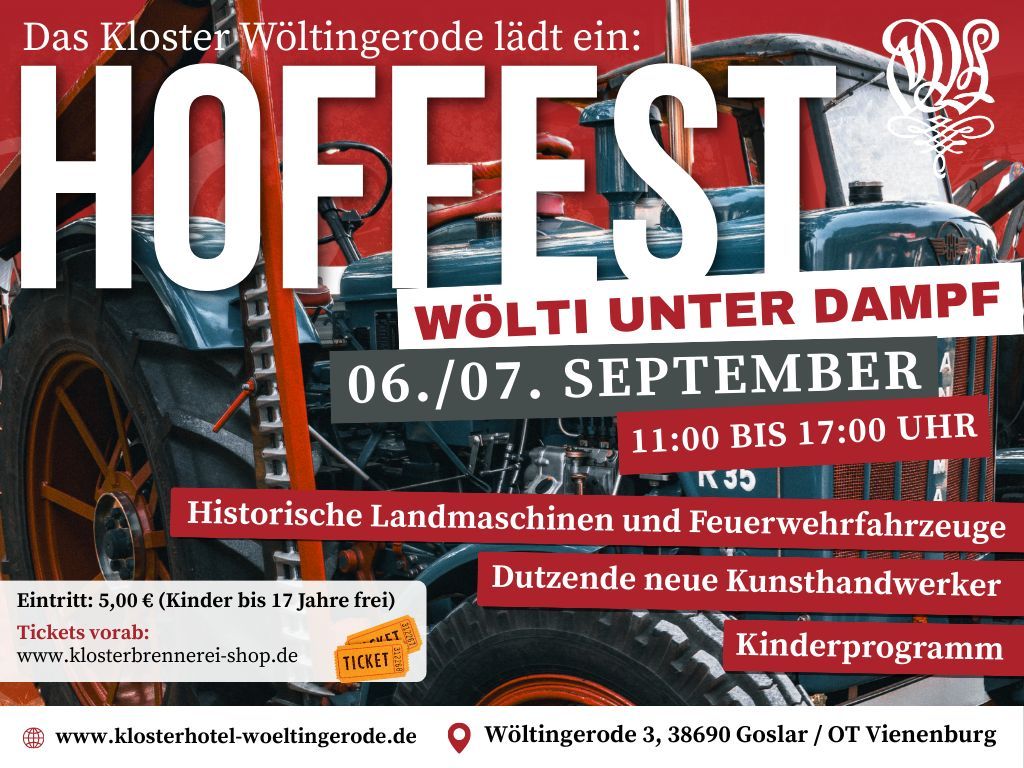 Hoffest Wölti unter Dampf