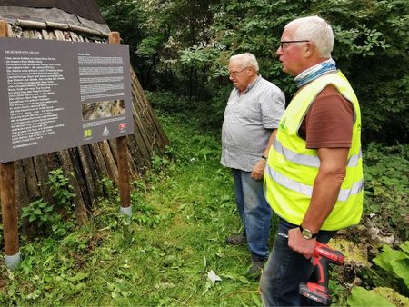 Bodo Probst & Rolf Benneckendorf vom Harzklub Zweigverein Bad Grund