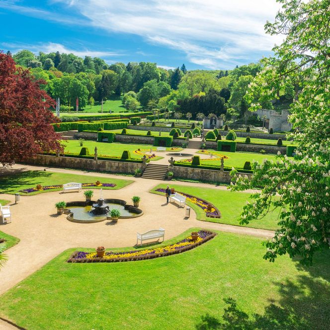 Barockgarten in den Schlossgärten Blankenburg