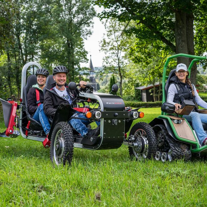 Ziesel und Swincar Tandem - Crude Stiege