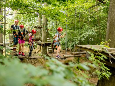 Klettern im Erlebniswald Ilsetal