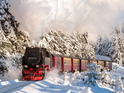 Harzer Schmalspurbahn im Winter
