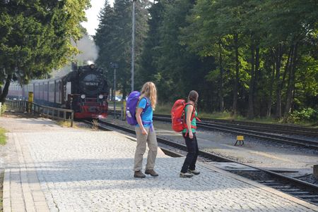 Warten auf die Brockenbahn