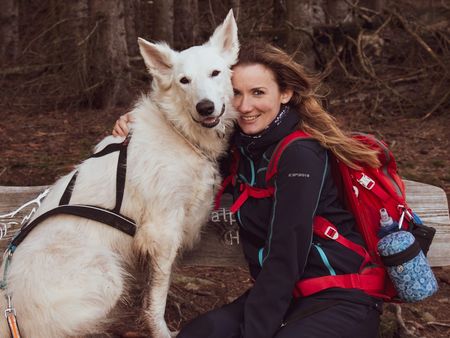 Wander-Maddie mit Hund
