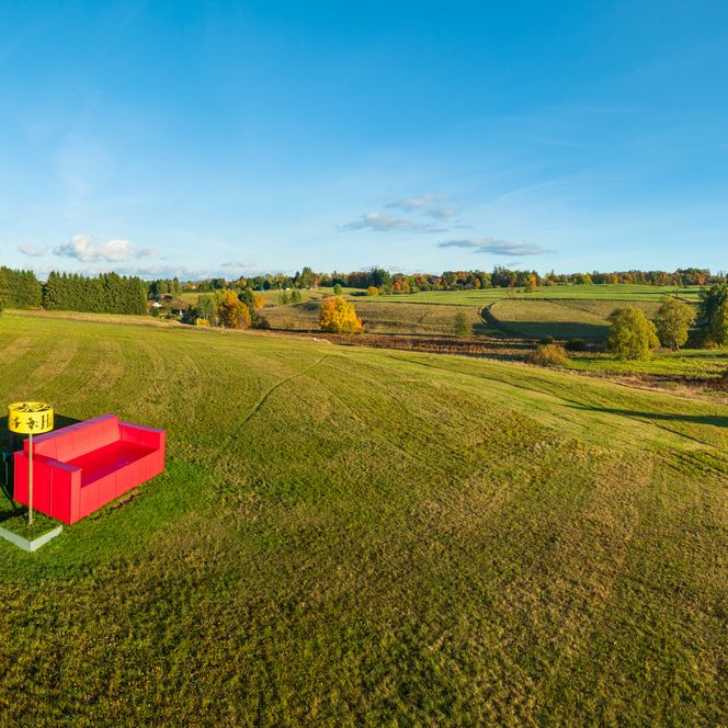 Den røde sofa i Benneckenstein ved Elbingerode