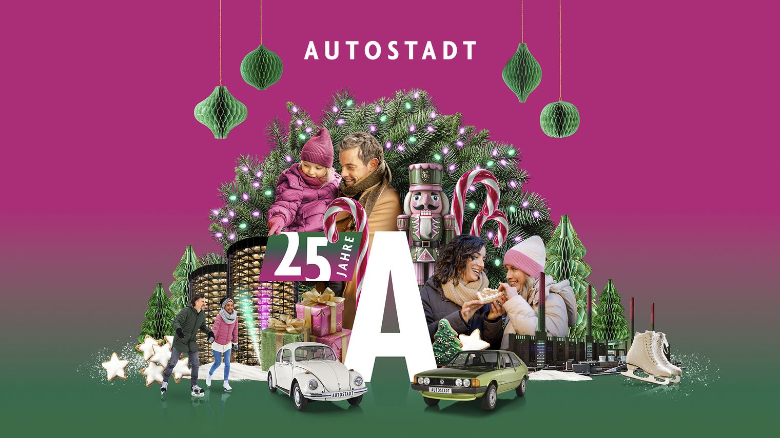 Winter in der Autostadt Wolfsburg