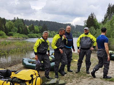 rafts on trails Oktertalsperre 6