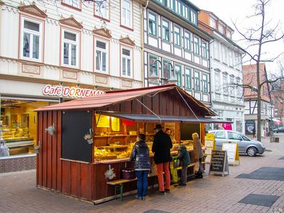 Bäckerei Dornemann Osterode - Verkaufsstand vor dem Café
