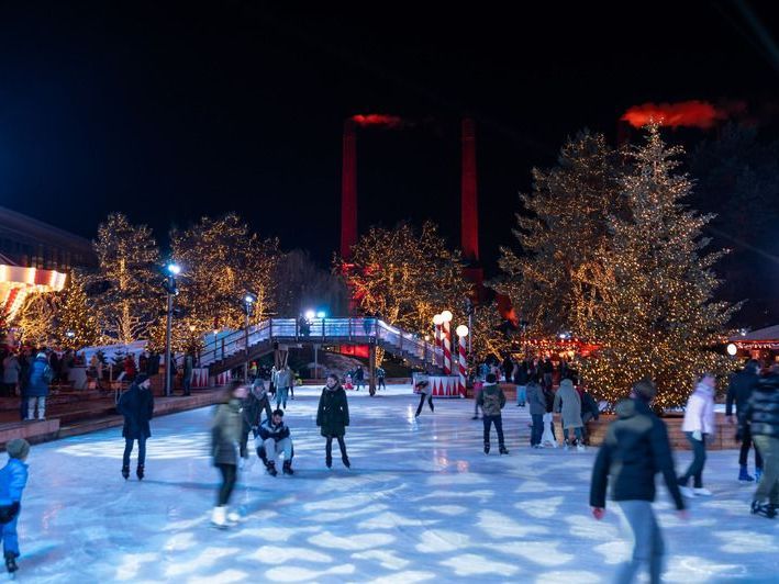 Winterevent in der Autostadt Wolfsburg