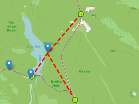Harzweitmobil - digitaler Liniennetzplan im Landkreis Goslar