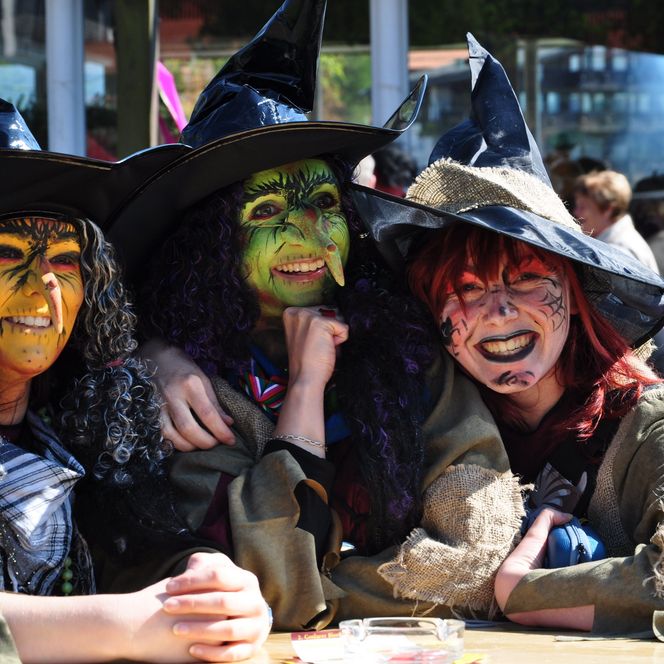 Walpurgis in Hahnenklee - drei Hexen