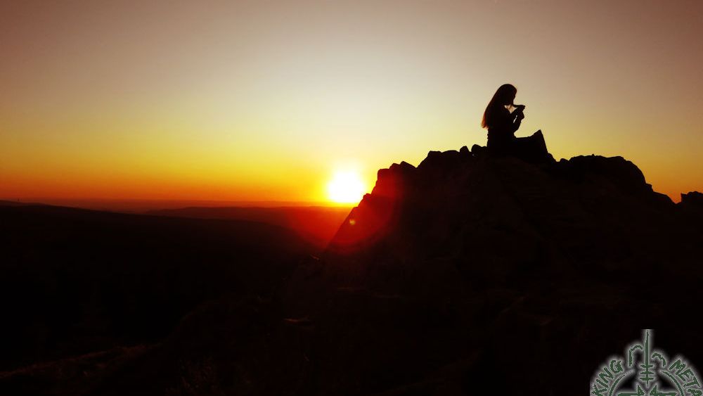 Sonnenuntergang im Harz