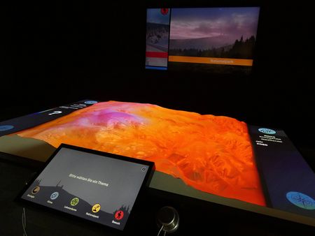 Neues multimediales 3D Modell im Nationalpark Besucherzentrum Brockenhaus