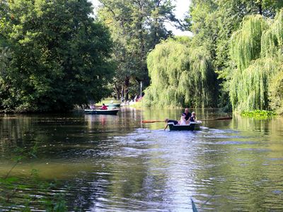 Das Bild zeigt den Gondelteich im Stadtpark Nordhausen.