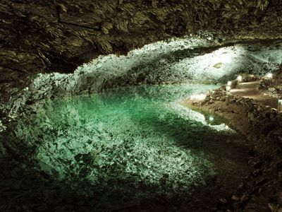 Grottensee in der Barbarossahöhle