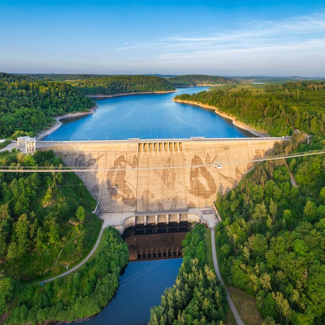 Rappbodetalsperre bei Hasselfelde und Elbingerode