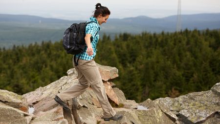 In der Nähe von Altenau ist die Wolfswarte, eine schroffe Felsformation mit großartigem Rundumblick.