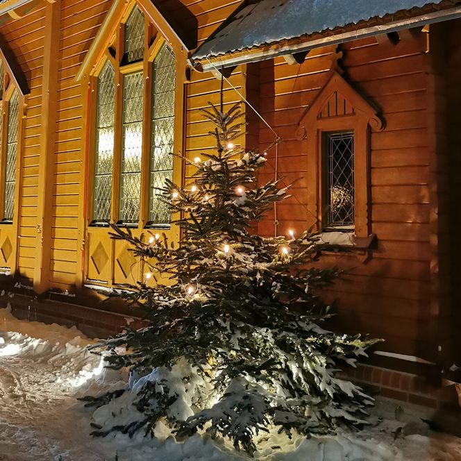Weihnachten in der Stabkirche Stiege