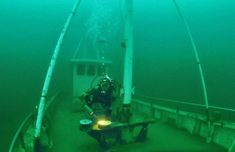 Wrack-Tauchen im Harz