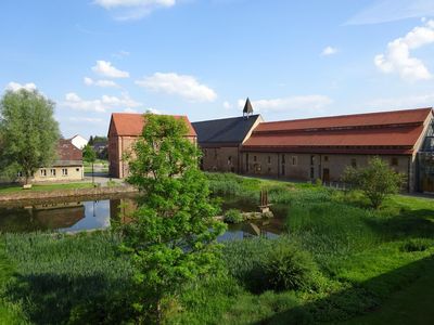 Blick aus dem Gästezimmer vom Kloster Helfta