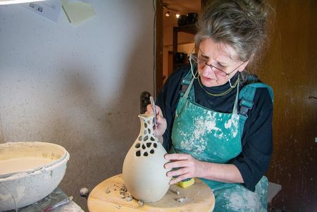 Harz Keramik - Gestalterisches Nacharbeiten