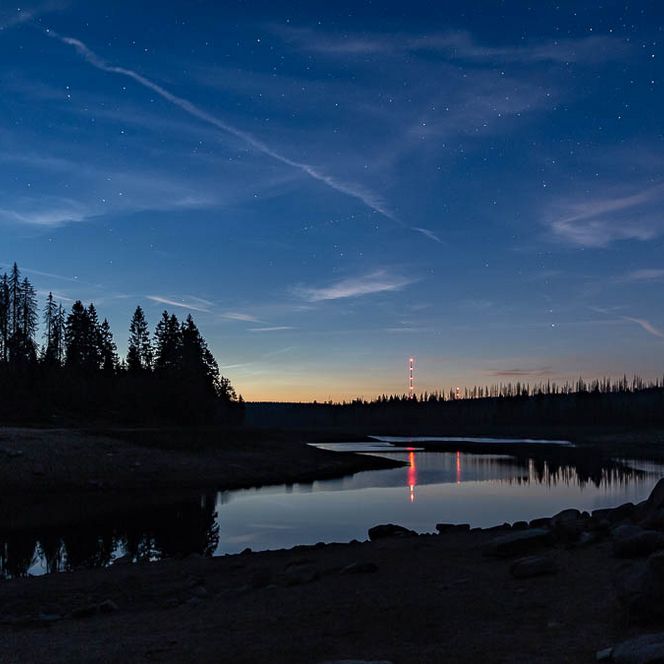 Outdoor-Fotokurse im Harz - Blick über den Oderstausee zum Torfhaus
