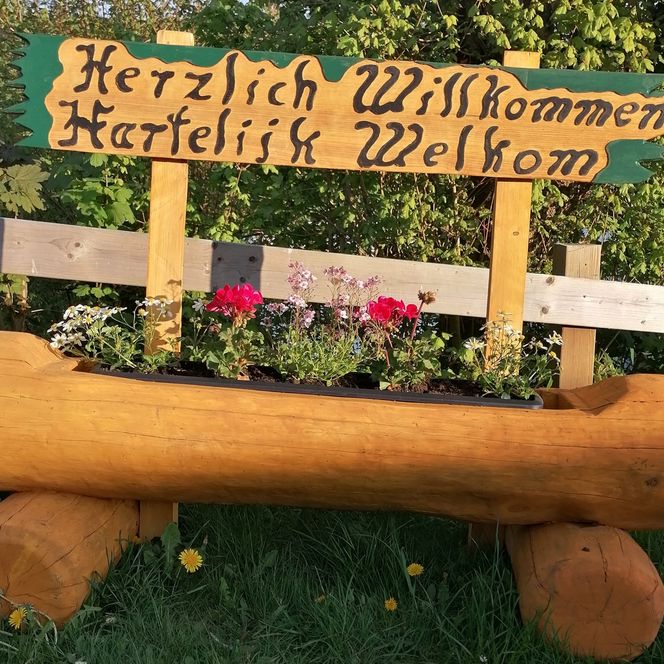 Campingplatz am Bärenbache in Hohegeiß - Willkommensbank
