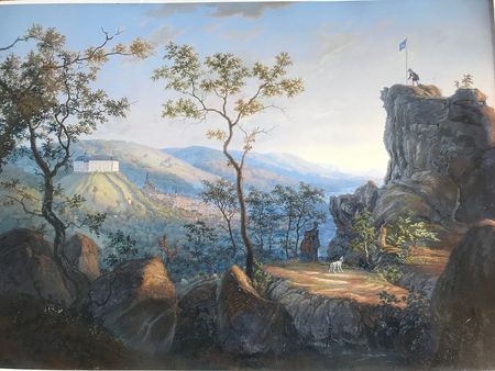 Der Großvaterfelsen und Blankenburg, Anonym 