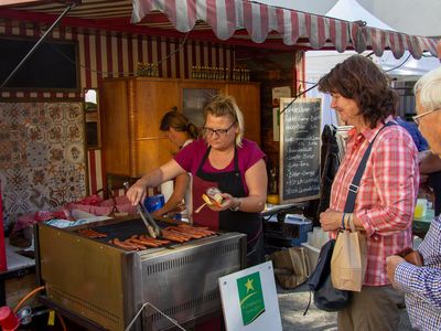 Harzer Fichteln Quedlinburg - Am mobilen Stand der Harzer Fichteln