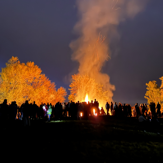 Osterfeuer in Bad Harzburg