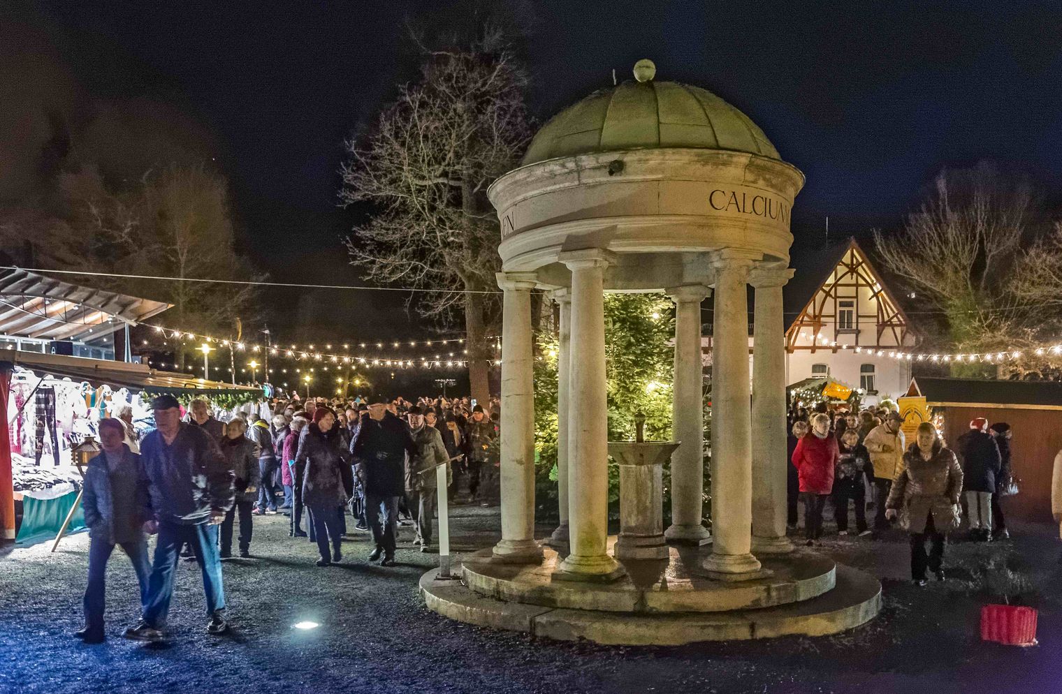 Markt voor mijnlampen in Bad Suderode