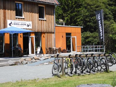 Außenansicht Fahrradvermietung Outdoorcenter Harz