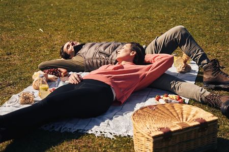 Picknick auf der Wiese
