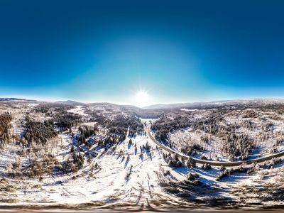 360 Grad Panorama Oderbrück im Winter