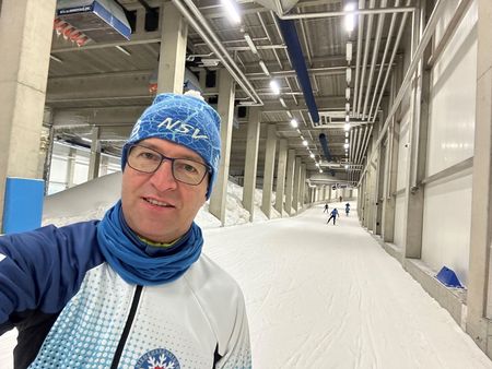 Sven Münch beim Langlauf